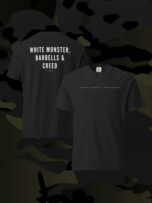 White Monster, Barbells and Creed